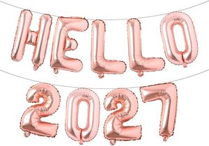 Palloncino Numero 2027, Decorazioni per Capodanno 2027, Forniture per Feste di Capodanno, <span class=keywords><strong>Natale</strong></span> e Lauree - Product Image 2