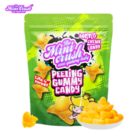 Bonbons pelés Bonbons gommeux Saveurs mélangées Saveur de mangue et collations sucrées en forme de mangue