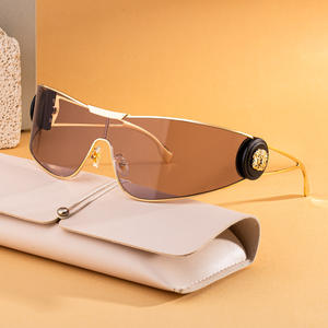 Gafas de Sol Deportivas de Moda BGN-98431 para Mujer, UV400, Espejo, Resistentes al Viento, Protección Solar para Ciclismo al Aire Libre, Marco de Metal y Plástico - Product Image 1