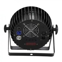 Projecteur LED Par plat et fin 18x18W 6-en-1 RGBWA UV DMX512 pour éclairage de scène, mariages, DJ, discothèques et églises