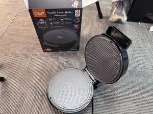 Nouveau moule électrique antiadhésif RAF pour gaufres et cornets de crème glacée, mini-appareil automatique pour gaufres et cornets - Product Image 6