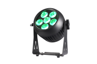 6 projecteurs LED Par sans fil RGBWA UV 6-en-1 de 20W, étanches, avec 1 boîtier de charge 12000mAh, pour mariages