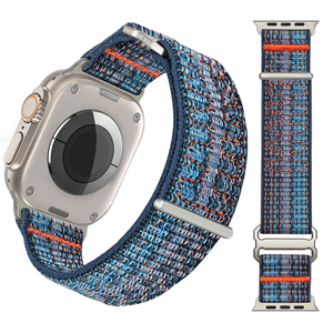 Новый нейлоновый ремешок для Apple Watch Iwatch Ultra8 7 6 5 4 <span class=keywords><strong>3</strong></span> <span class=keywords><strong>2</strong></span> 1 нейлоновый спортивный браслет 38 40 41 42 44 45 49 мм - Product Image 3