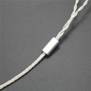 Câble pour écouteurs plaqué argent pour Sennheiser IE80 IE8I IE8, câble audio de remplacement de 1.2m avec micro intégré et télécommande - Product Image 3