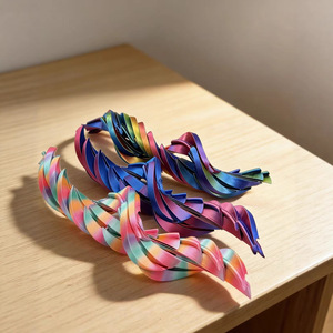 Jouet anti-stress en PVC imprimé en 3D en forme d'œuf glissant - Jouet de Pâques à torsion pour enfants, marque ONR, cadeau d'anniversaire, balle déformable - Product Image 2