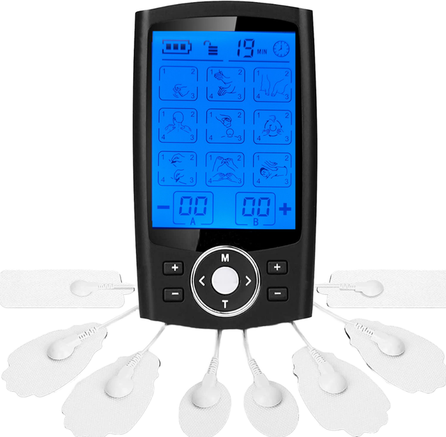 Low Frequency Pulsed Physiotherapy Instrument Tens Machine for Back Knee Neck Pain Relief Physical Therapy Equipment