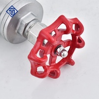 Válvula de Compuerta Roscada de Acero Inoxidable con Extremos NPT/BSP, Cuerpo CF8/CF8M, Operación Manual con Volante