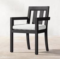 Mobilier d'extérieur de luxe Mobilier de jardin Ensemble table et chaises de salle à manger d'extérieur en aluminium et métal