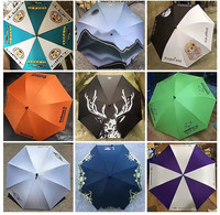 Payung Golf Besar Anti Angin dan Anti UV dengan Desain Khusus, Logo Custom, dan OEM untuk Promosi Golf