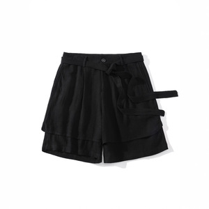 JAC22 B23935 Nouveauté été – Short décontracté <span class=keywords><strong>homme</strong></span> style chinois <span class=keywords><strong>en</strong></span> coton et <span class=keywords><strong>lin</strong></span> tissé, coupe mi-longue - Product Image 3