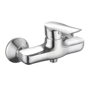 GLA3340 Robinet De Douche semplice da bagno cromato a parete a maniglia singola in ottone rubinetti rubinetto doccia