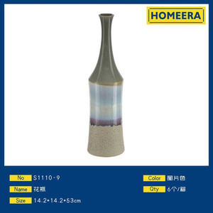 Moderno classico vaso in ceramica alto 142x142x53cm da tavolo in resina di porcellana a temperatura media per decorazioni per la casa - Product Image 1