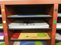 Autocollants adhésifs thermiques en vinyle ronds, étiquettes d'emballage personnalisées, autocollants à double rangée, supermarché, étiquettes blanches de 1 pouce, cadeaux