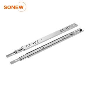 Rail coulissant de tiroir dissimulé SONEW 45 <span class=keywords><strong>mm</strong></span>, rail coulissant de tiroir dissimulé robuste à extension complète avec roulements à billes pour armoire de cuisine - Product Image 5