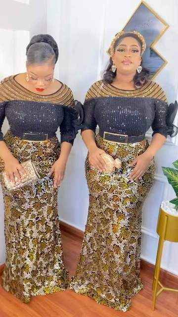 Bridesmaid Dress Plain Kente Styles for Bridesmaids