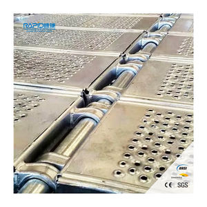 Planche d'échafaudage en métal galvanisé Peri <span class=keywords><strong>Altrad</strong></span> Layher, plateforme d'échafaudage, échafaudage polyvalent à vendre, crochet en U, planche de construction - Product Image 1