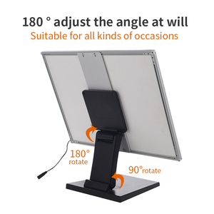 Adjustable Menu <strong>Light</strong> <strong>Board</strong> in Restaurant Cafe Advertising Table LED Box A3 A4 Horizontal Vertical Desktop Menu <strong>Light</strong> Box - Product Image 6