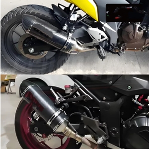 การดัดแปลง<span class=keywords><strong>ท่อ</strong></span>ไอเสียแบบสากลสำหรับรถจักรยานยนต์: MT15, R6, Z650, <span class=keywords><strong>ท่อ</strong></span>ไอเสีย Yoshino R77 - Product Image 5