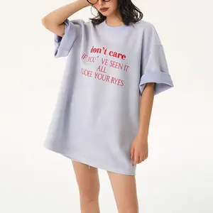 Custom Logo Women's T-shirt Dresses For Women T Shirt Dress Women Summer Tshirt Dress