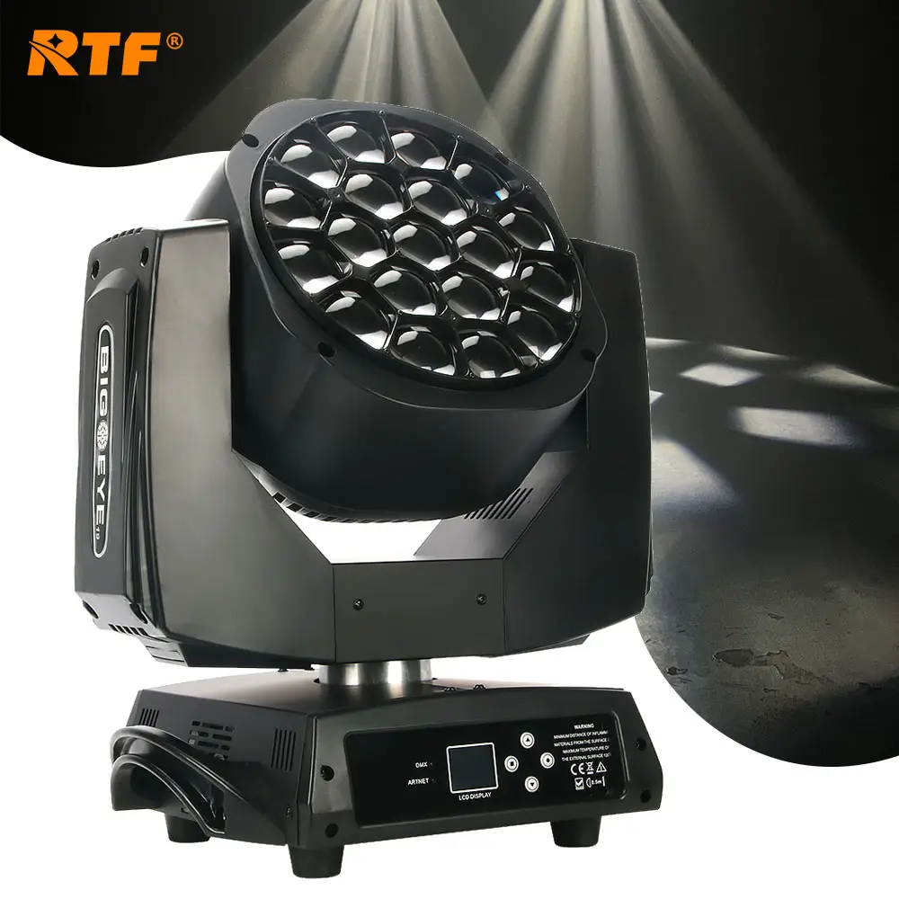 RTF sıcak satış 19*15Watt işın yıkama 2in1 ışık B-EYE K10 arı göz K-10 19x15W LED hareketli kafa sahne aydınlatma ekipmanları