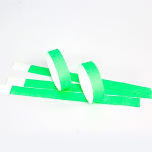 Lot de 6 bracelets en Tyvek imperméables et résistants aux déchirures, légers, pour fêtes, en papier, pour identification - Product Image 4