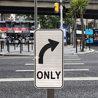 Panneaux de signalisation routière en aluminium, rectangulaires, blancs, avec film réfléchissant de quatrième qualité, imprimés UV, 60 cm, personnalisables