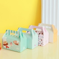 Mousse Portable mille couches gâteau Dessert emballage boîte Style occidental flocon de neige croustillant jetable en relief pour Biscuits