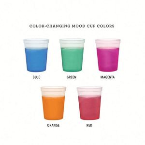 Gobelets personnalisés à changement de couleur, gobelets de stade 16oz, gobelets réutilisables en plastique avec logo, cadeau de mariage - Product Image 5