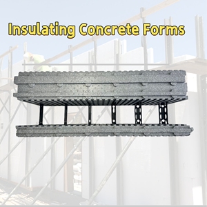 Bloque ICF Similar a Lego para Construcción, 35 cm, Gris Grafeno, Módulo <span class=keywords><strong>de</strong></span> Hormigón Aislado con Mejores Propiedades <span class=keywords><strong>de</strong></span> Aislamiento Térmico - Product Image 1