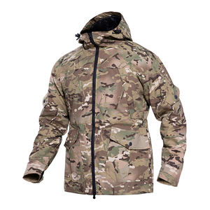 Defensores Outdoor Tactical <span class=keywords><strong>Jacket</strong></span> Assalto Três-em-um dos homens Terno Windproof e impermeável Primavera Outono casaco resistente ao desgaste - Product Image 2