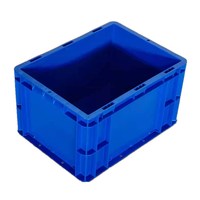 Conteneur en plastique HDPE vierge, long, norme européenne, empilable, caisse logistique pour la manutention compatible avec les palettes