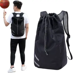 Novedad2024ホット販売製品Sac A Dos Mochila De Hombreジムバスケットボールナイロンラージスポーツバックパック巾着収納バッグ