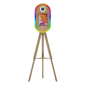 Photobooth iPad Portable sur Pied, <span class=keywords><strong>Blanc</strong></span> ou <span class=keywords><strong>Noir</strong></span>, avec Coques pour iPad V1, pour Promotion des Fêtes - Product Image 4