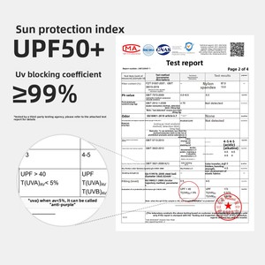 नई upf50 हल्के ग्रीष्मकालीन ऊन महिलाओं की सांस लेने योग्य uv-प्रतिरोधी बर्फ-संवेदनशील पूर्ण आस्तीन जैकेट - Product Image 3