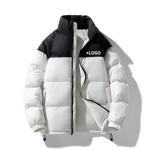Piumino da Uomo Ultra Leggero Bicolore Giacca Invernale in Piuma d'Anatra Calda Imbottita - Product Image 2