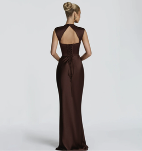 <span class=keywords><strong>Vestido</strong></span> Largo Elegante para Mujer 2026, <span class=keywords><strong>Vestido</strong></span> de Moda con Espalda Descubierta y Corte Ajustado a la Cadera - Product Image 4
