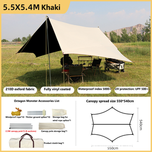 Luxury Camping Canopy Outdoor Picnic UPF500+ Protection Sunshade Fishing Bbq Shelter <b>Tarp</b> Beach Tent - Product Image 4