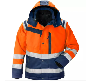 Mùa Đông Không Thấm Nước An Toàn Quần Áo Áo Khoác, Người Đàn Ông Cơ Khí Của <span class=keywords><strong>Hi</strong></span> <span class=keywords><strong>VIS</strong></span> Tùy Chỉnh Xây Dựng Workwear, Phản Quang An Toàn Làm Việc Quần Áo - Product Image 6