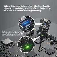 Testeur d'inductance Type-C OSS W01, testeur de bobine en circuit pour la réparation de PCB d'iPhone et d'ordinateurs portables, diagnostic rapide des pannes sans dessoudage