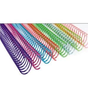 ¡Nuevo! ¡Venta caliente! Bobina espiral de encuadernación de Metal recubierto de nailon, espiral de encuadernación de Metal espiral individual - Product Image 1