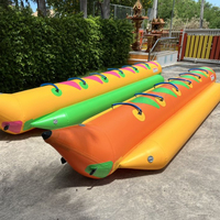 Bateau banane gonflable remorquable pour 3 à 8 personnes, équipement aquatique pour jeux aquatiques