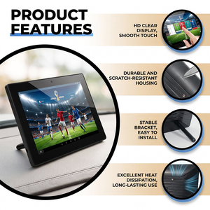 Reproductor <span class=keywords><strong>de</strong></span> Publicidad LCD Táctil <span class=keywords><strong>de</strong></span> 10 Pulgadas con Ranura para Tarjeta SIM 4G LTE, Señalización Digital con Texto Animado para Promoción Interior <span class=keywords><strong>de</strong></span> Taxis y Autobuses - Product Image 4