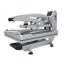 Presse à chaud semi-automatique à ouverture par clapet avec verrouillage magnétique pour transfert par sublimation sur matériaux enduits, Nouveau modèle 220V
