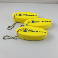 Porte-clés et porte-étiquette flottants en mousse PU écologique, couleur personnalisée, avec motifs de cochon animaux