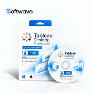 Licence Tableau Desktop Professional Creator 1 an 1 PC Activation par e-mail Logiciel d'analyse de données et d'intelligence commerciale - Product Image 1