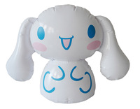 Jouets gonflables Waterhan mignons et petits en forme de dessin animé pour adolescents et adultes, Noël, PVC, 90 cm, OEM personnalisé, 2 couleurs, impression UV