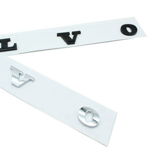 Autocollants de protection de carrosserie de voiture en ABS avec <span class=keywords><strong>logo</strong></span> lettres pour coffre arrière, épaisseur 0,5 mil, pour <span class=keywords><strong>Volvo</strong></span> XC60 XC90 S80 S40 XC40 S60 V40 <span class=keywords><strong>V50</strong></span> V60 C30 - Product Image 2