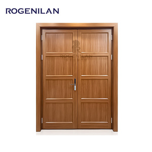 Thiết kế hiện đại của Mỹ đôi cửa an ninh vững chắc lối vào bên ngoài lớn cho nhà hợp kim nhôm phía trước với bề mặt hoàn thiện - Product Image 2