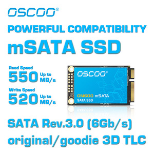 OscOO <b>SSD</b> mSATA 1TB SATA III 6Gb S <b>For</b> Desktop <b>Laptop</b> TLC Flash Architecture - Product Image 5