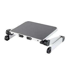 Support de moniteur réglable argenté, support de bureau réglable en hauteur de 27 pouces pour ordinateur portable, tablette, capacité de 25 kg - Product Image 3